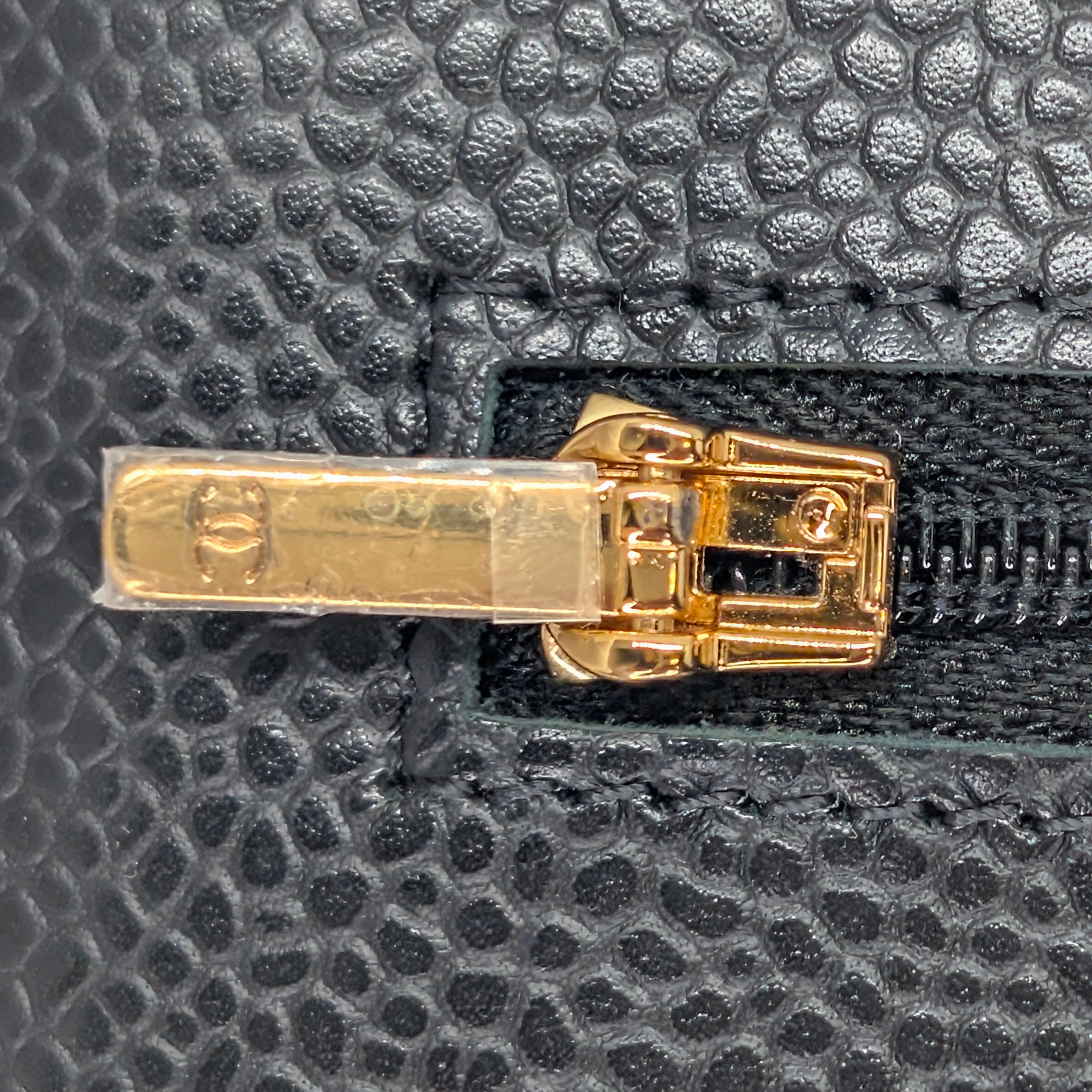 Chanel WOC Wallet on Chain Caviar Black GHW Microchip