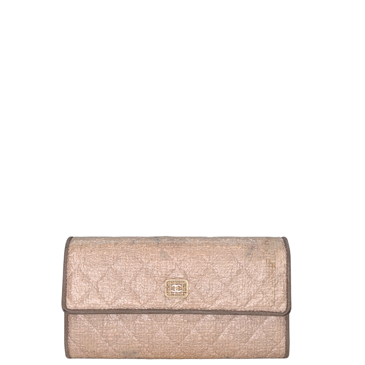 Chanel WOC Coated Tweed Wallet