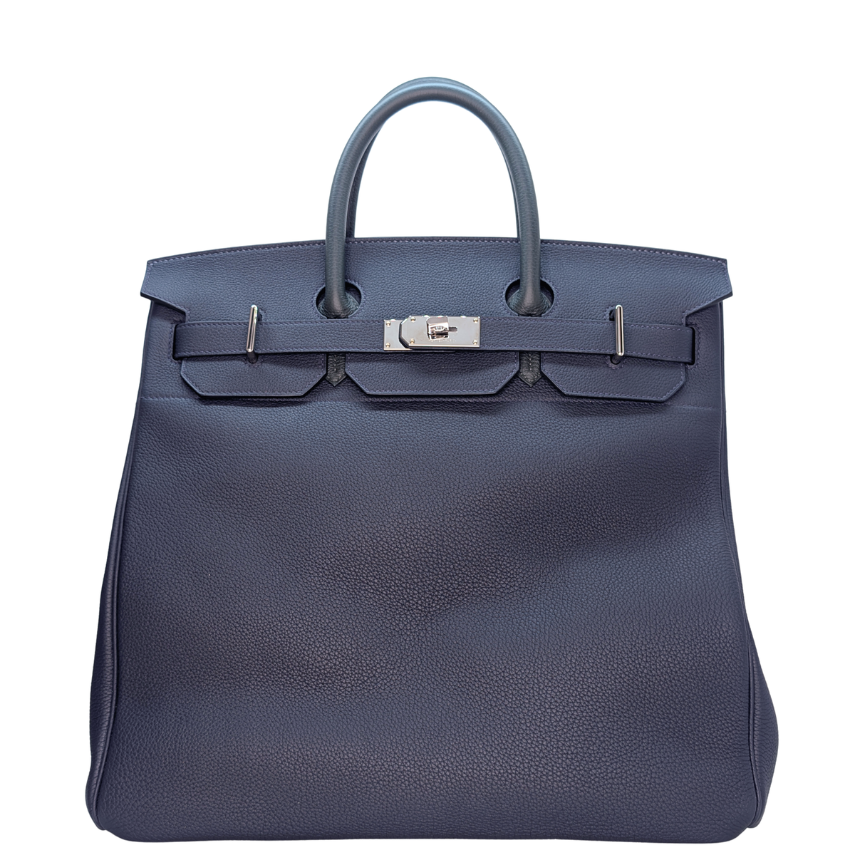 Hermes Hac Birkin 40 Togo SHW Stamp B Bleu Nuit