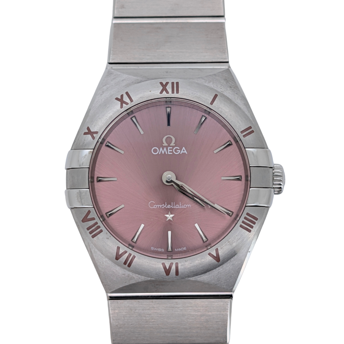 Omega 2022 كونستليشن 28 مم مينا وردي 131.10.28.60.11.001