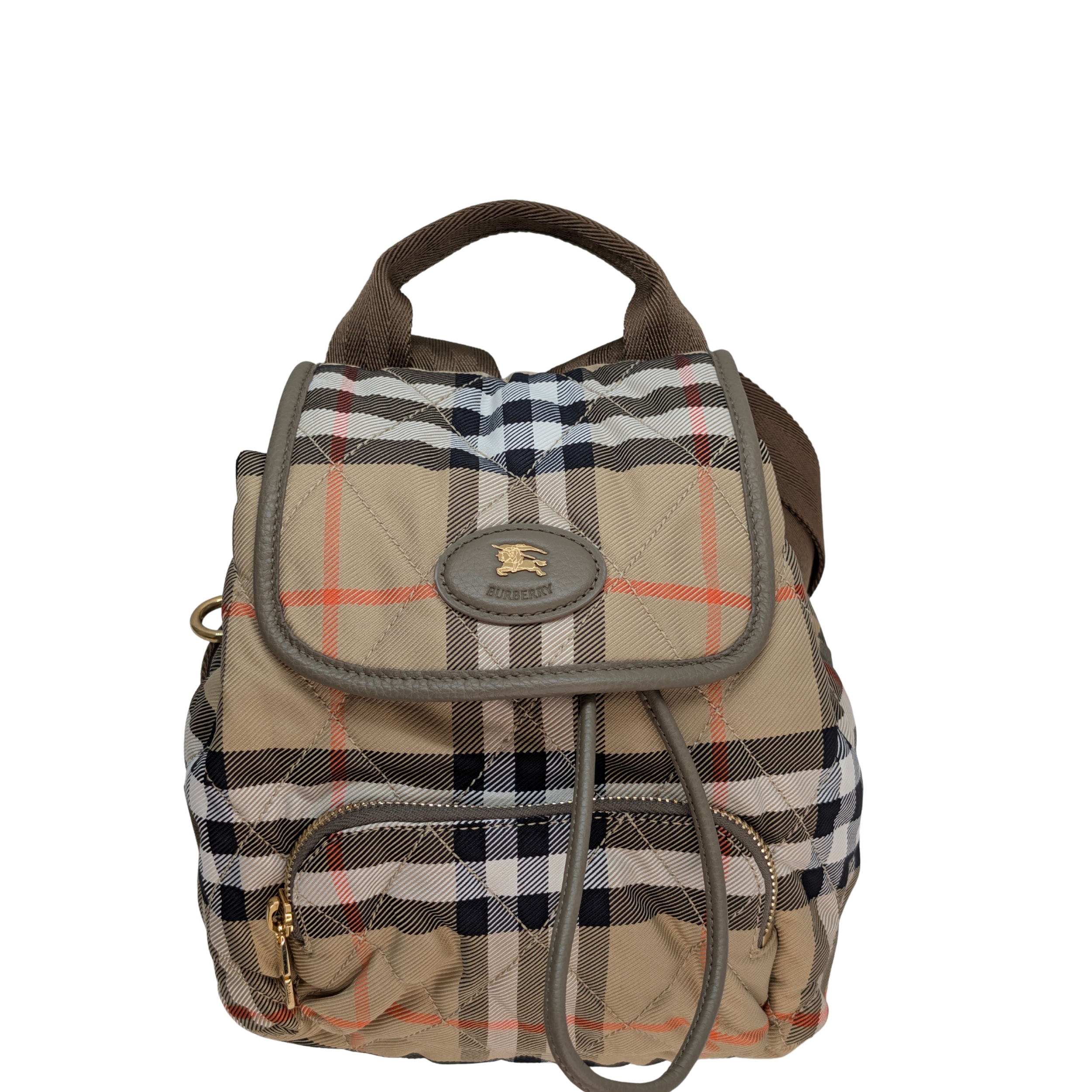 حقيبة ظهر Burberry Padded Mini على شكل حدوة حصان