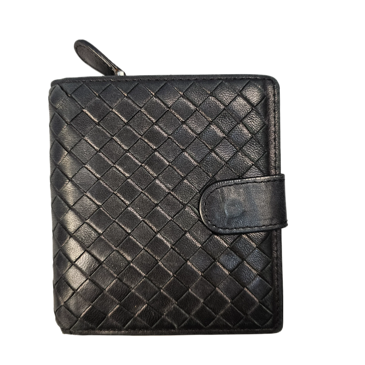 Bottega Veneta Intrecciato Black Leather Wallet - Lost Designer
