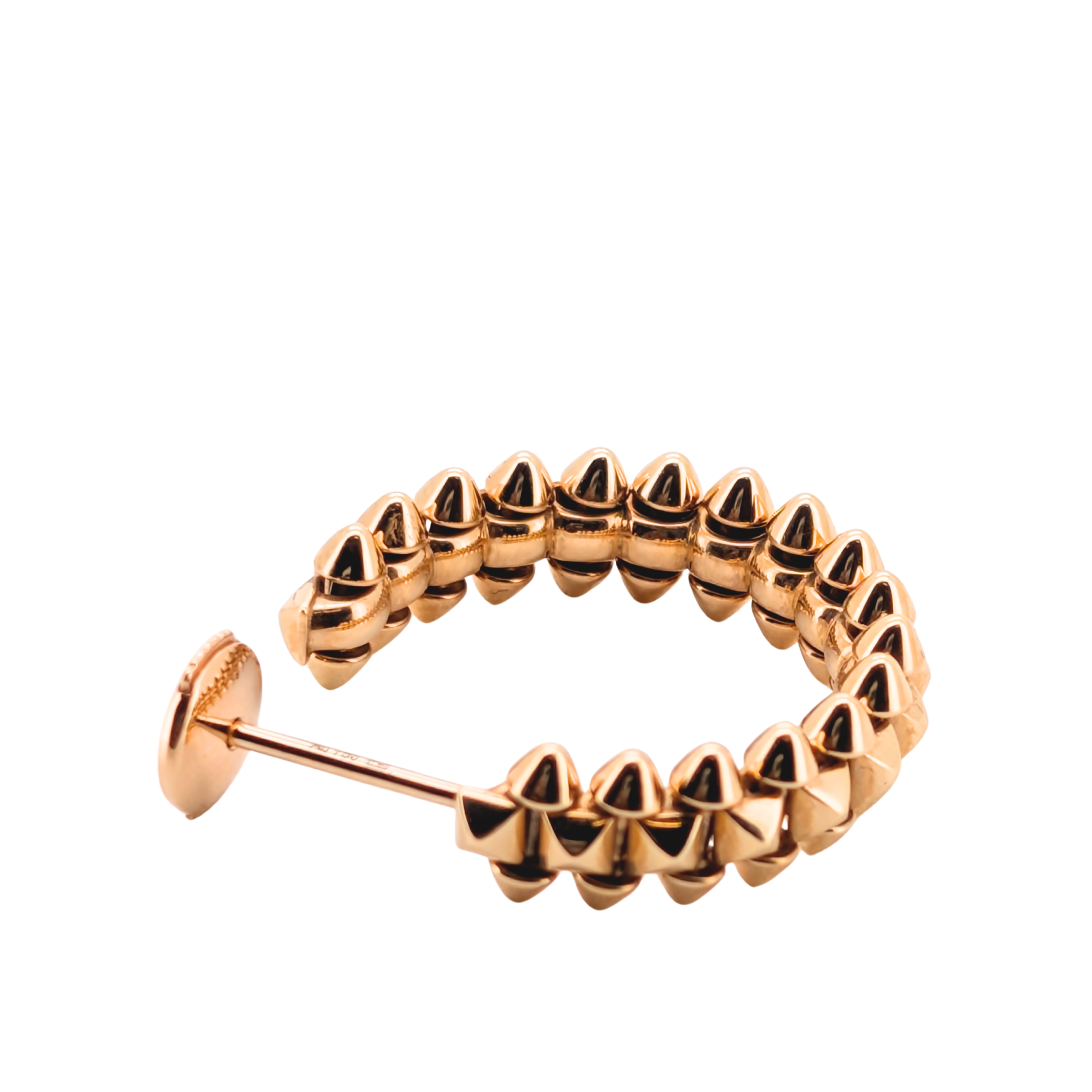 Cartier Clash de Cartier Hoop Earrings Small Model 18K Yellow Gold