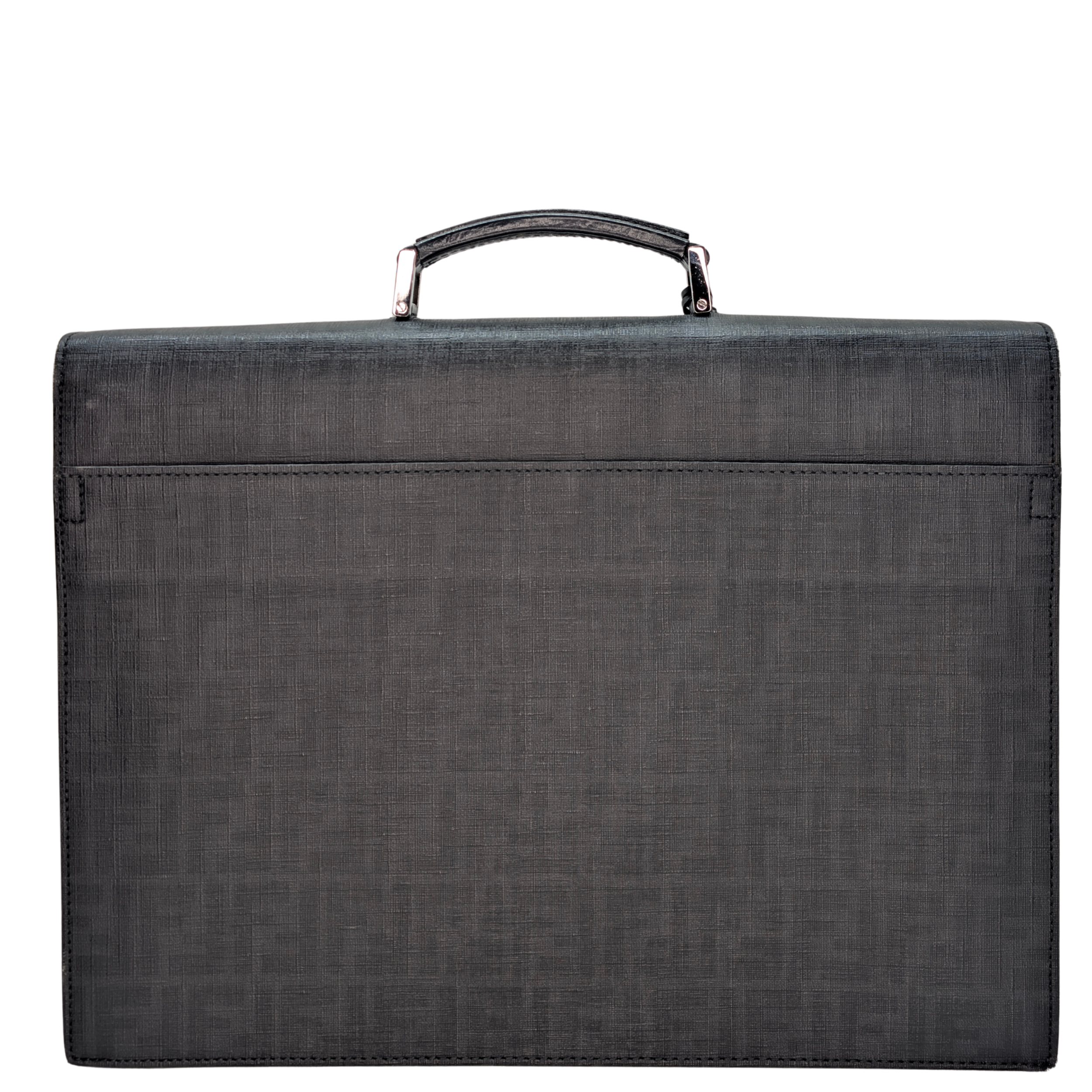Fendi Zucca Monogram Briefcase Black