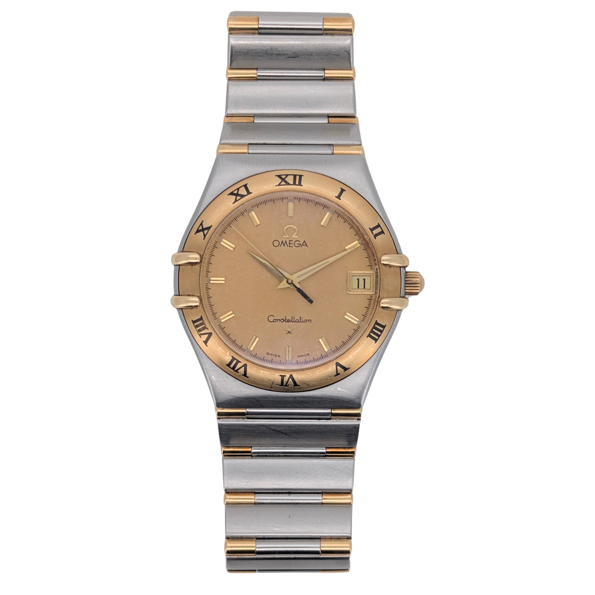 Omega Constellation Quartz 18k Solid Gold Bezel 396.1201