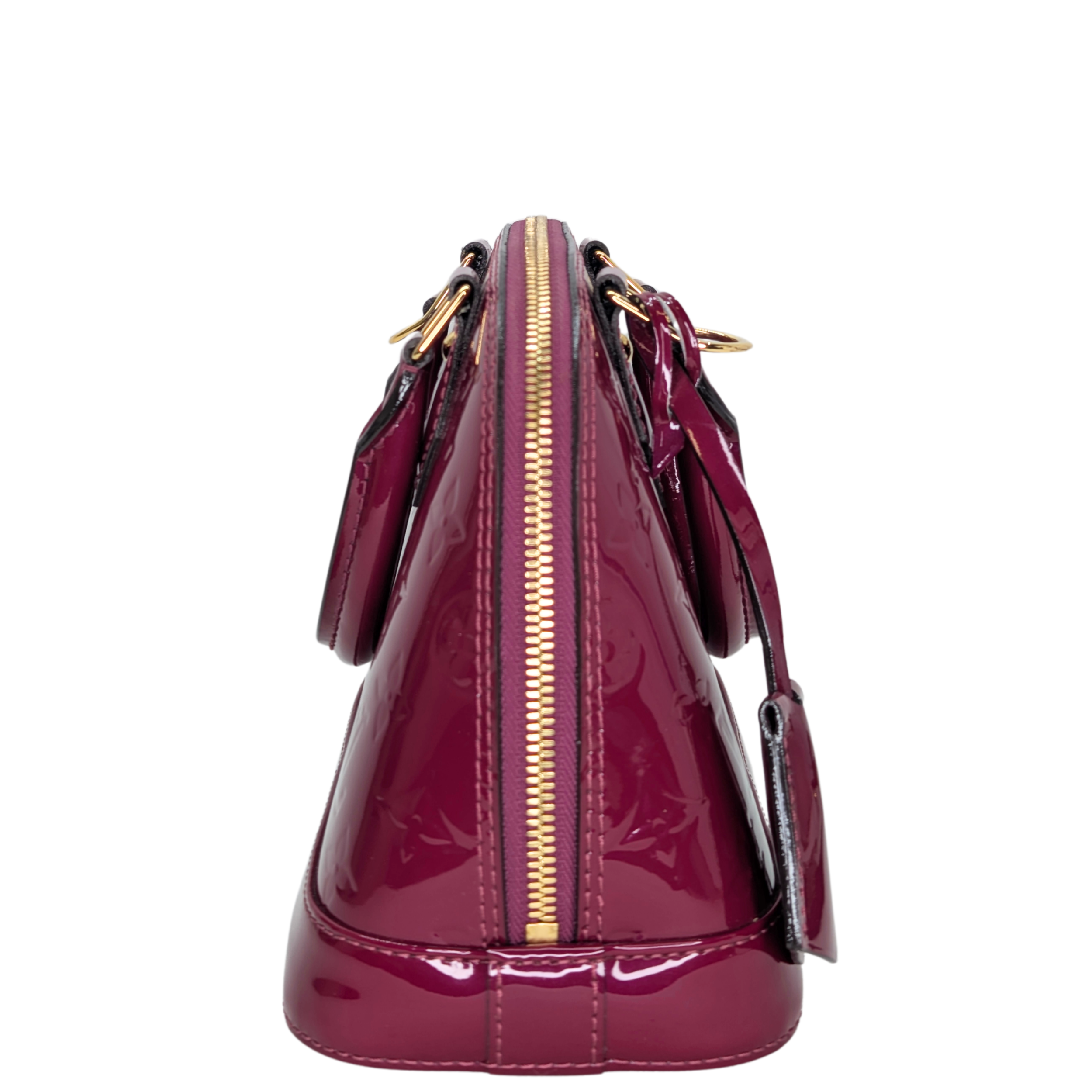 Louis Vuitton Alma BB Monogram Vernis أرجواني