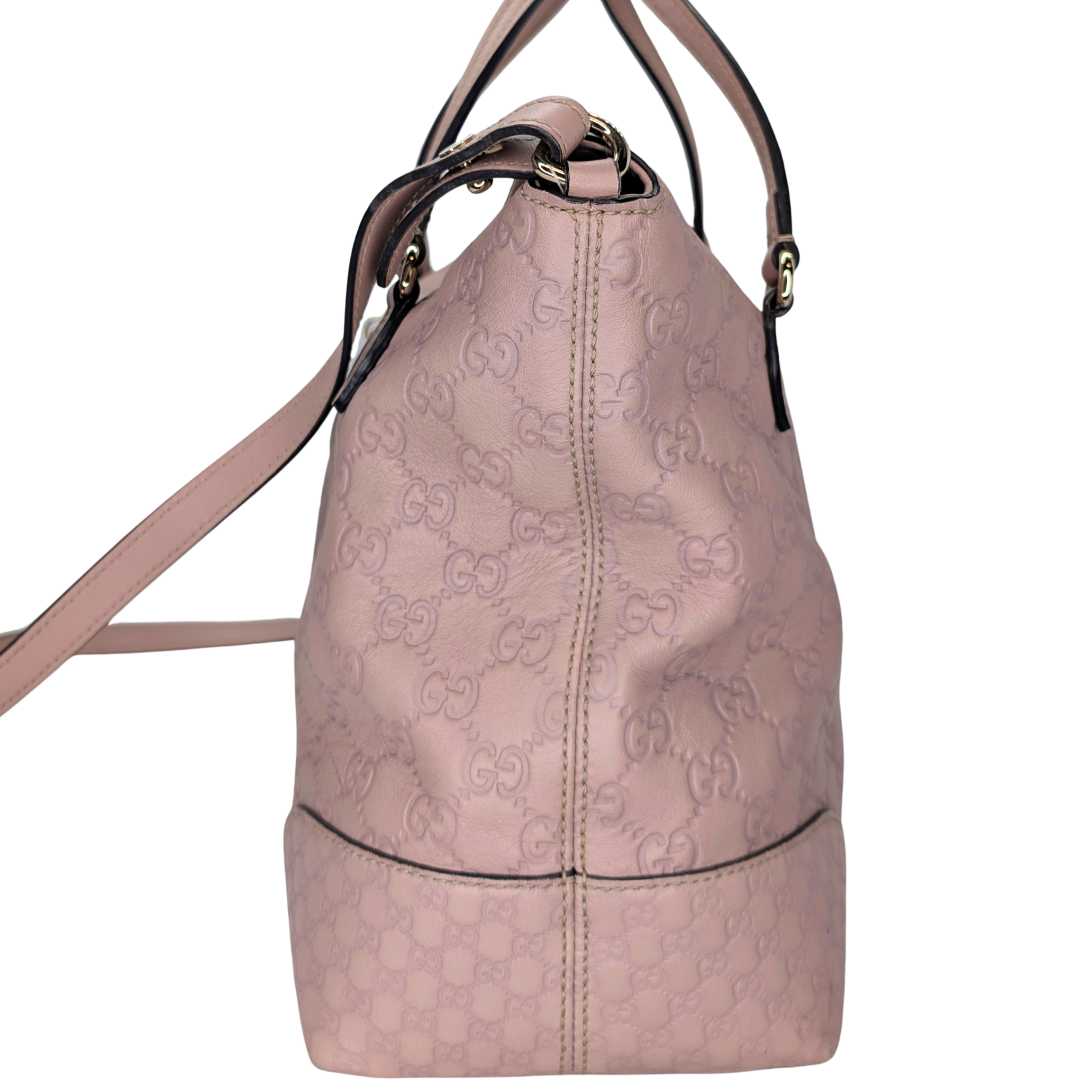 Gucci Bree convertible top handle باللون الوردي