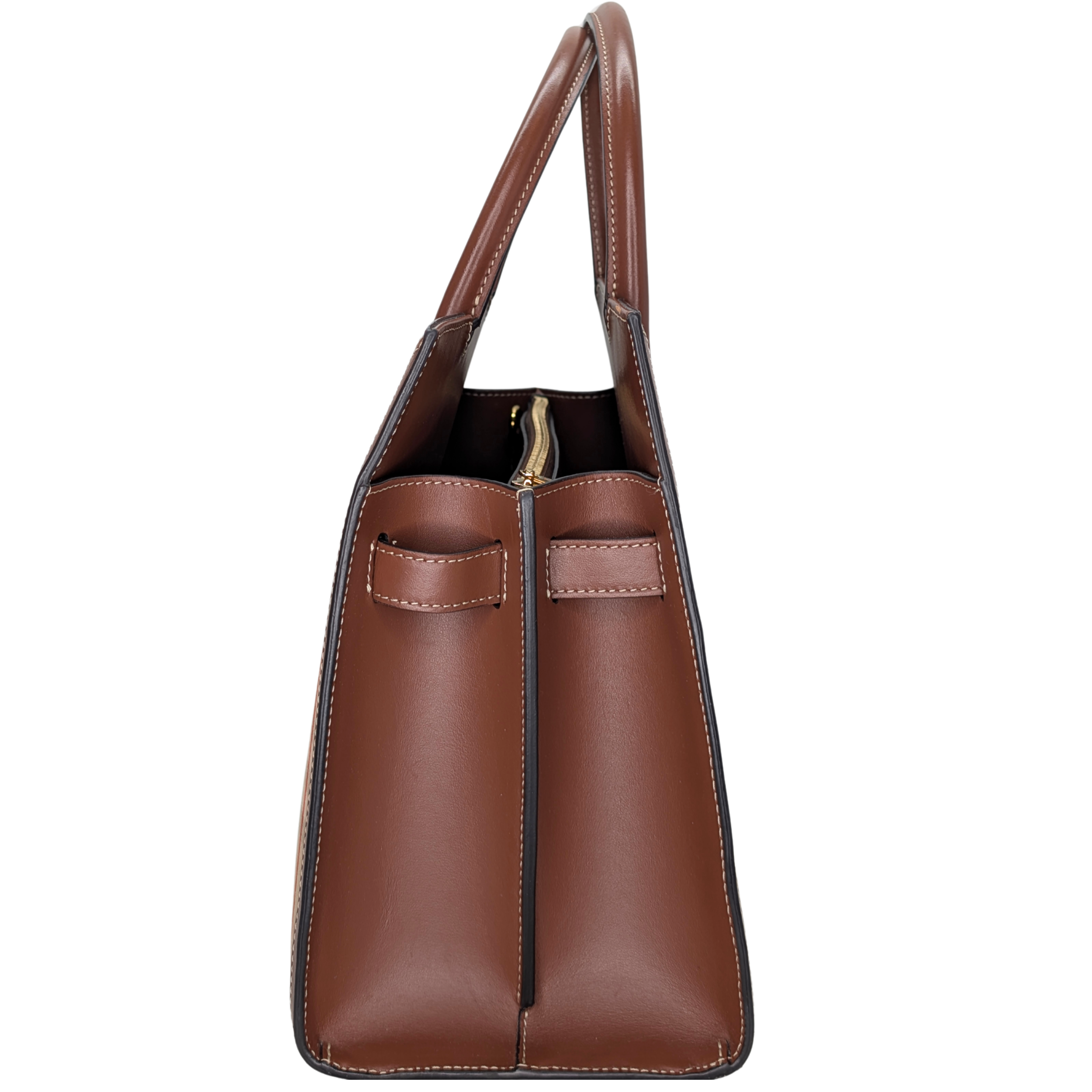 Burberry Check Title 2Way Tote Crossbody Bag