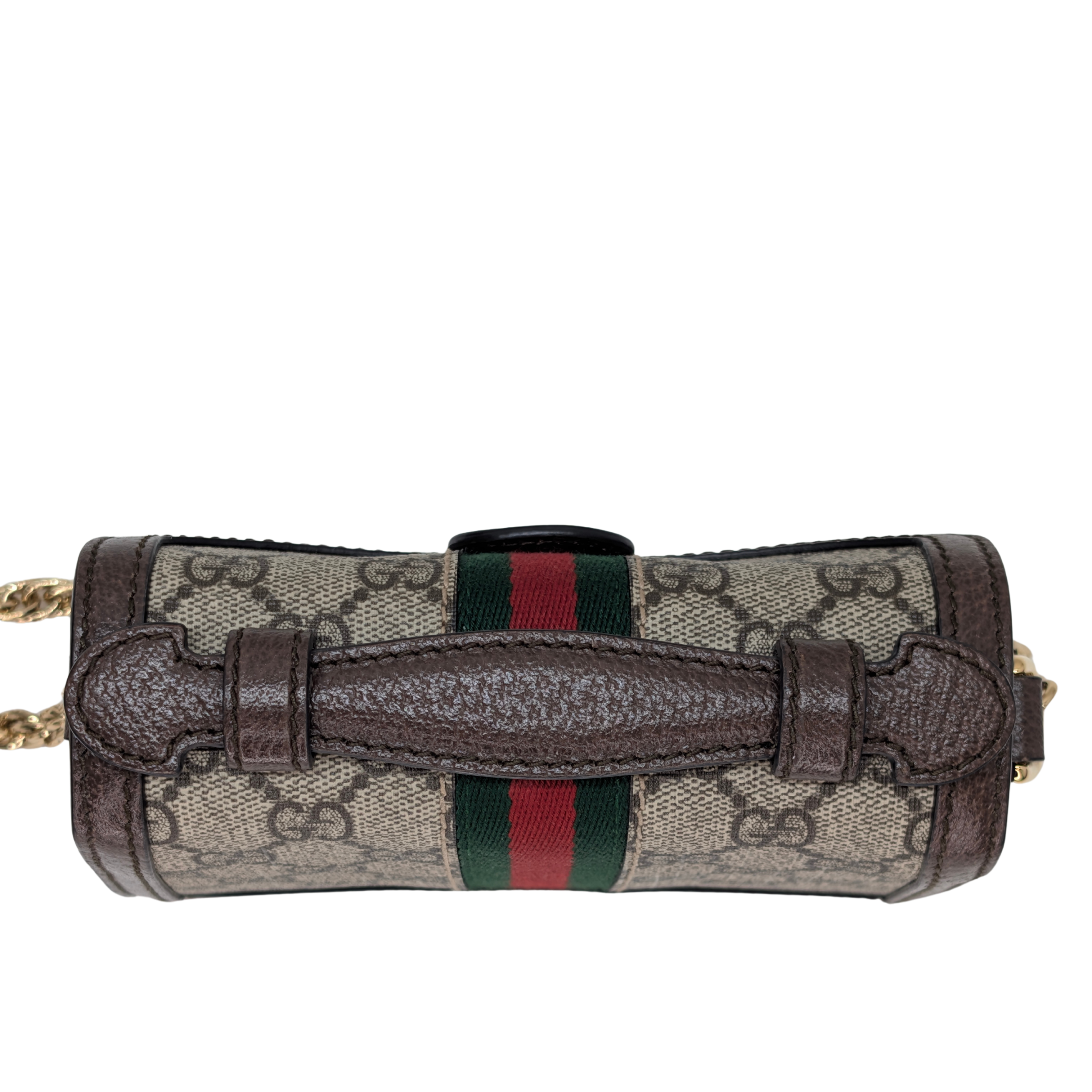 Gucci GG Supreme Ophidia Lock Mini Top Handle Shoulder Bag