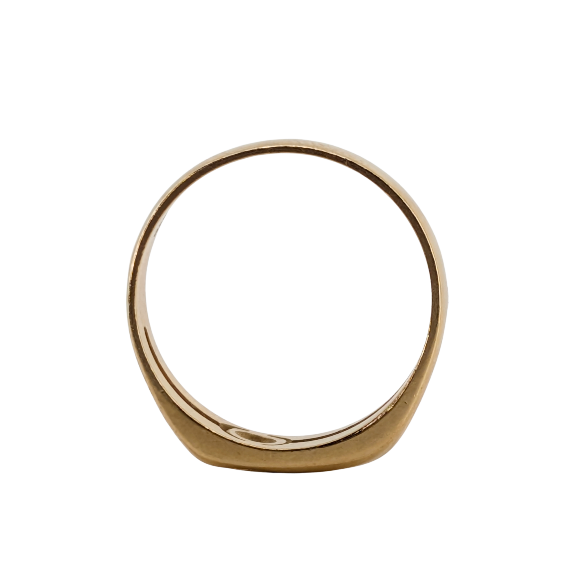0.10Ct Natural Diamond Marquise Cut Ring On 18K Gold