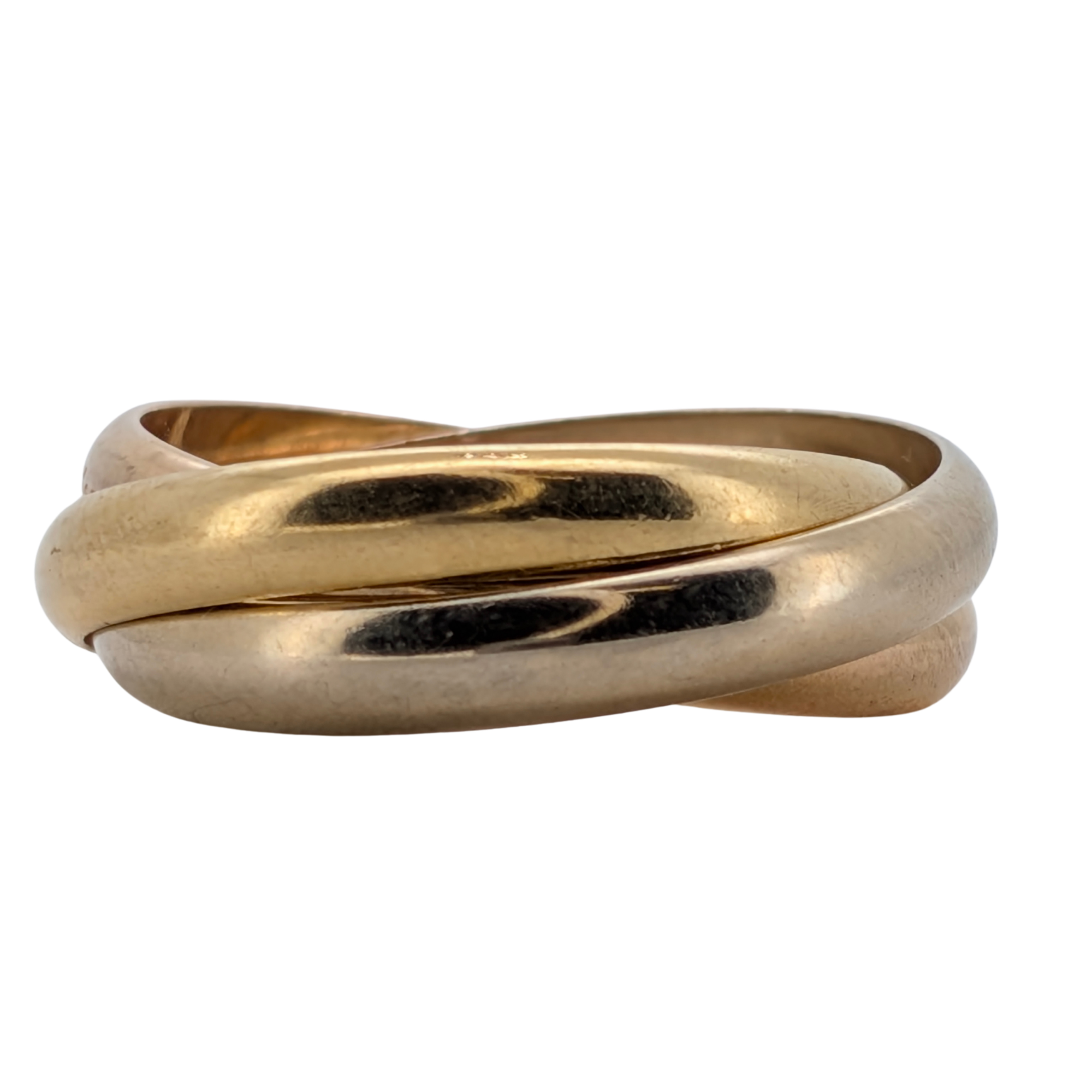 Cartier 18k Gold Trinity Ring Multi Colour