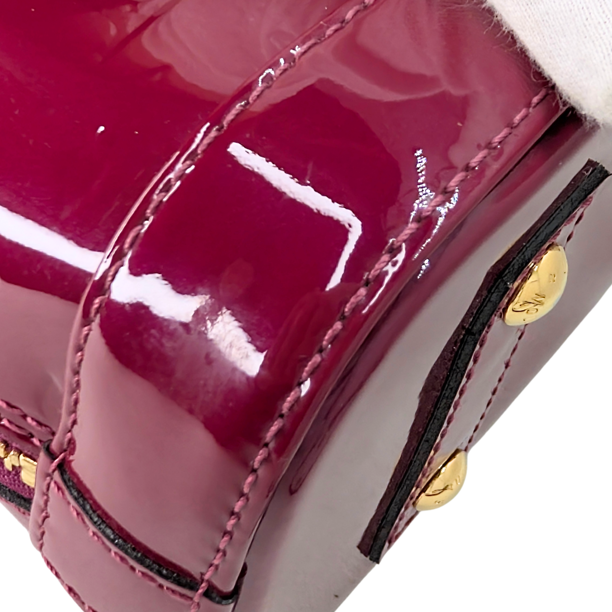 Louis Vuitton Alma BB Monogram Vernis أرجواني