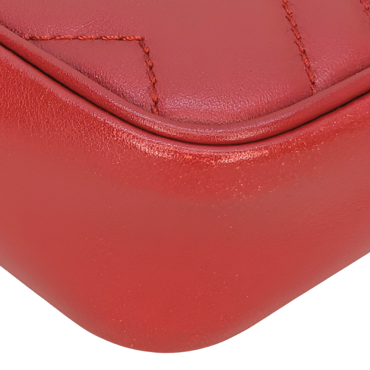 Gucci GG Marmont Mini Shoulder Bag Red