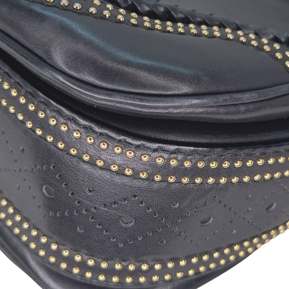 Gucci New Bamboo Top Handle Bag Black