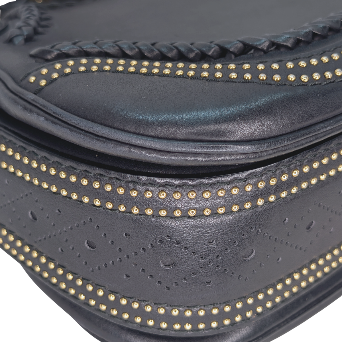 Gucci New Bamboo Top Handle Bag Black