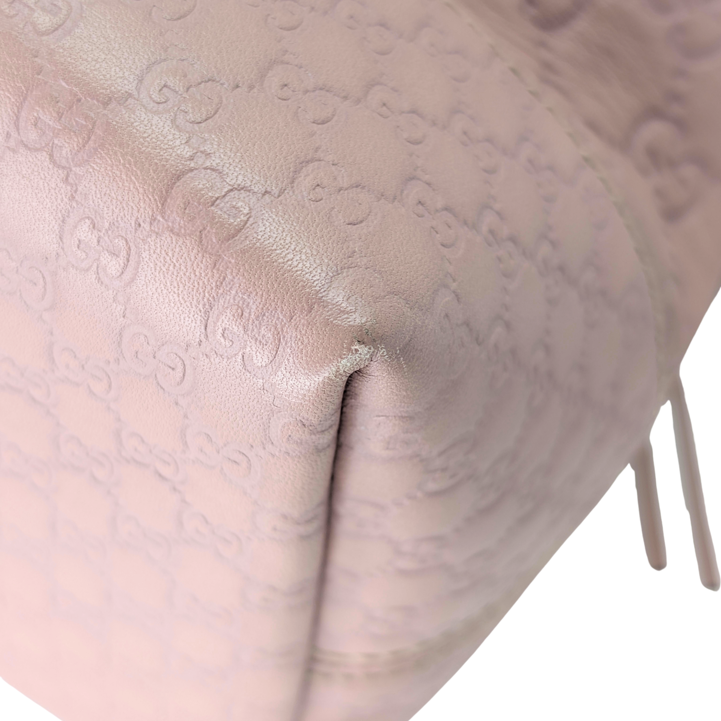 Gucci Bree convertible top handle باللون الوردي