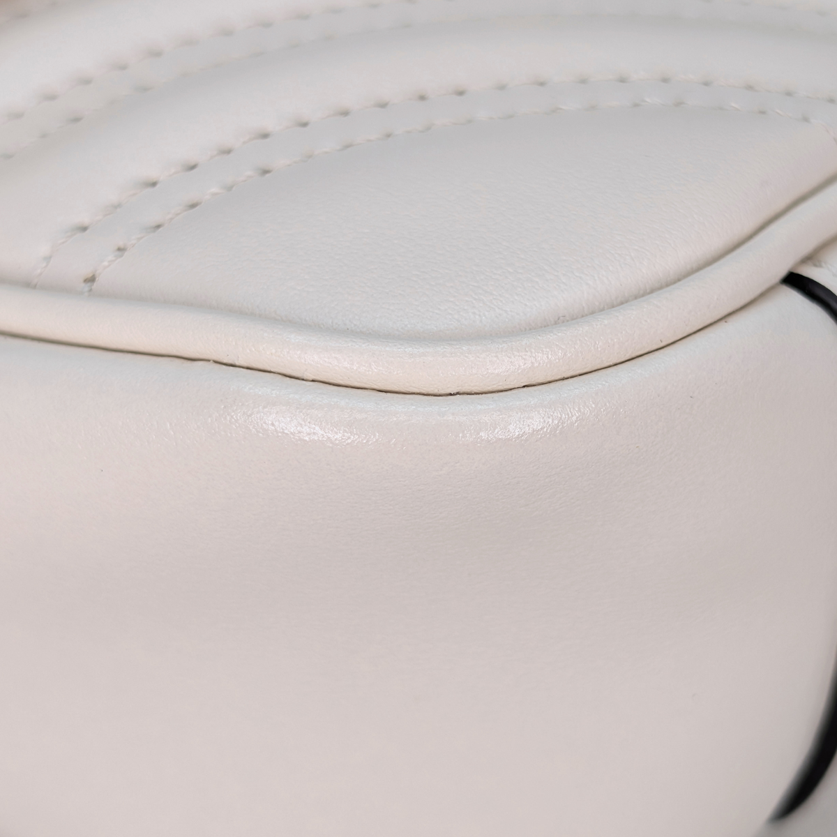 Gucci GG Marmont Flap Small White