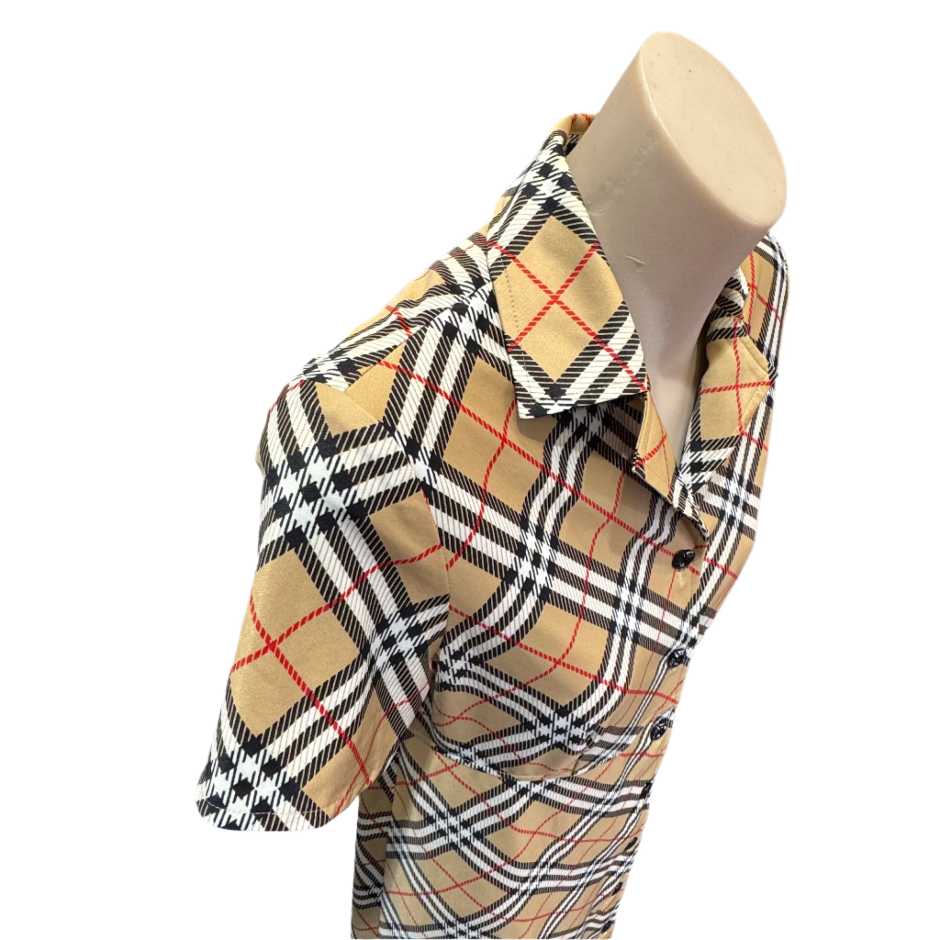 Burberry Check half-sleeve dress - Lost Designer