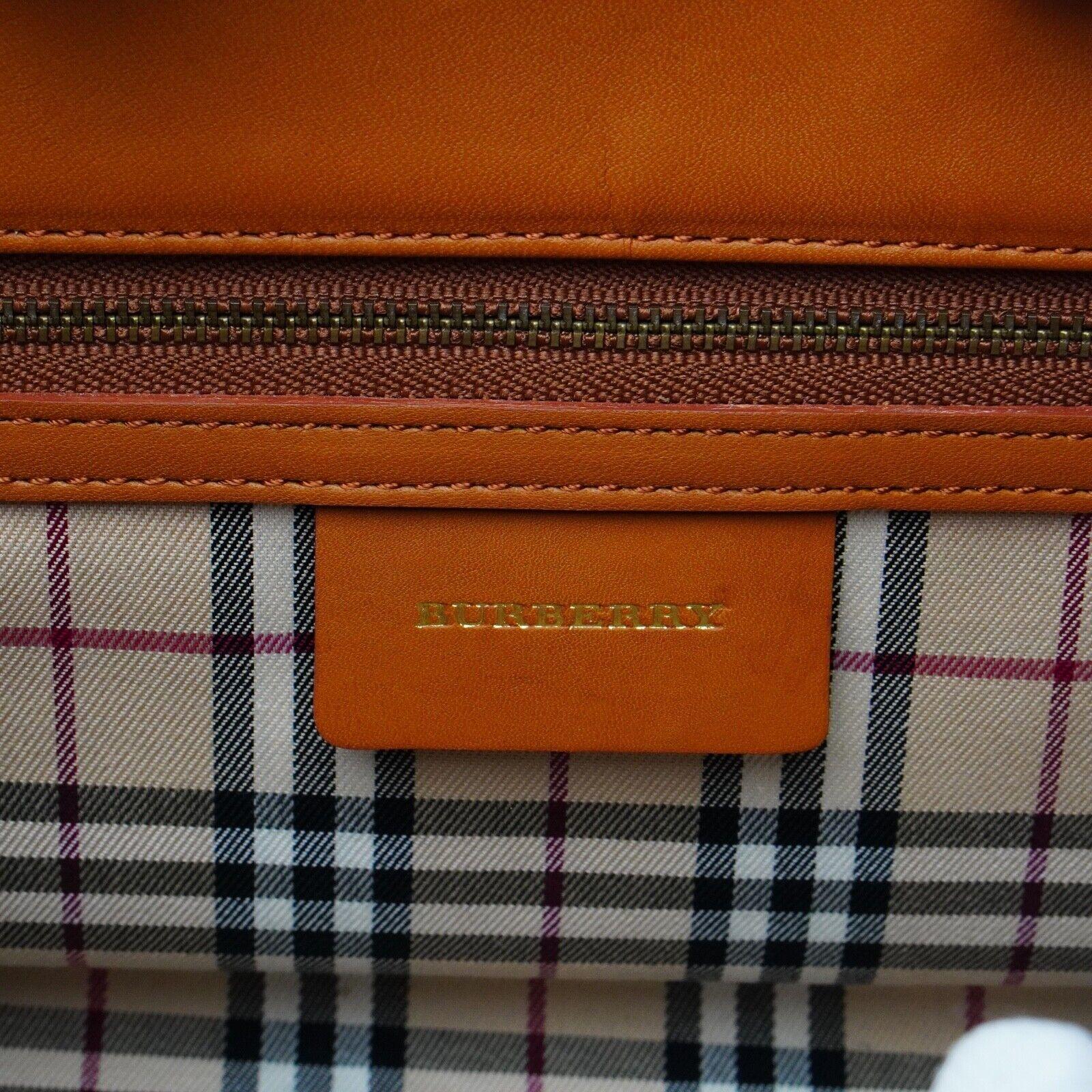 Burberry Leather Shoulder Bag Brown - Lost Designer